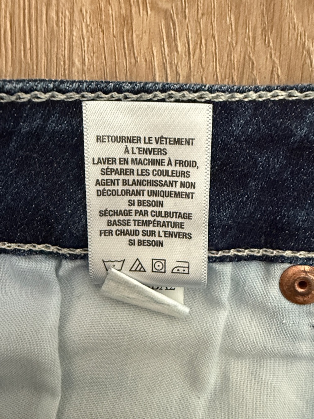 Aeropostale Indigo Blue Denim Bermuda Shorts - Picture 6 of 8